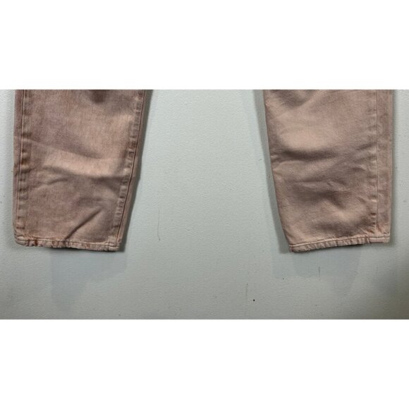 $669 R13 BOYFRIEND CROPPED JEAN. IN PEYTON PINK - Picture 9 of 14